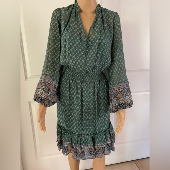 Veronica Beard Destiny print silk dress - Picture 8 of 17